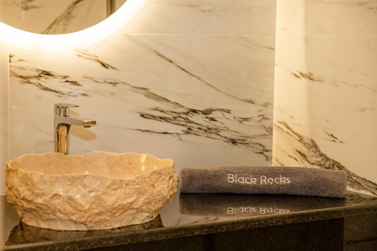 Black Rocks Family, Luxury Seafront Beach Maisonette Agios Gordios  Ngoại thất bức ảnh