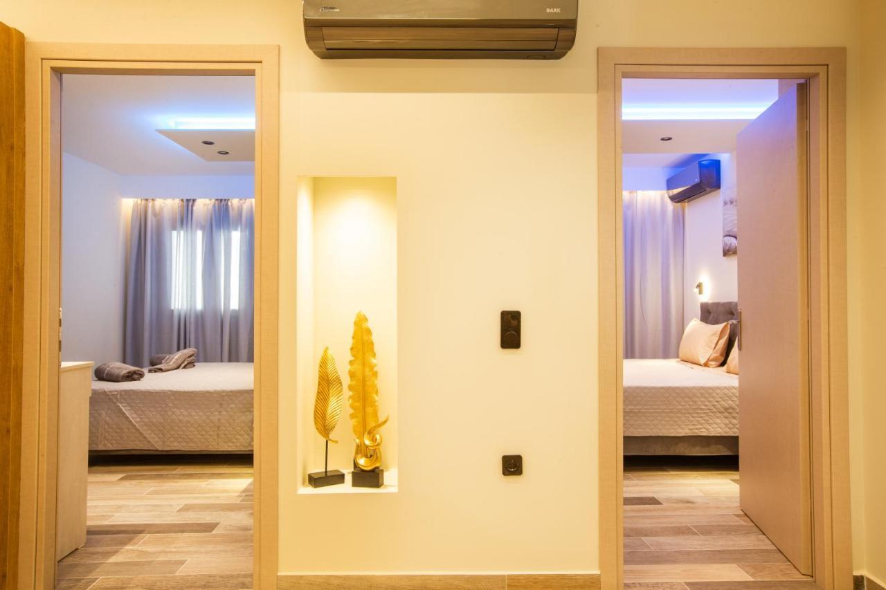 Black Rocks Family, Luxury Seafront Beach Maisonette Agios Gordios  Ngoại thất bức ảnh