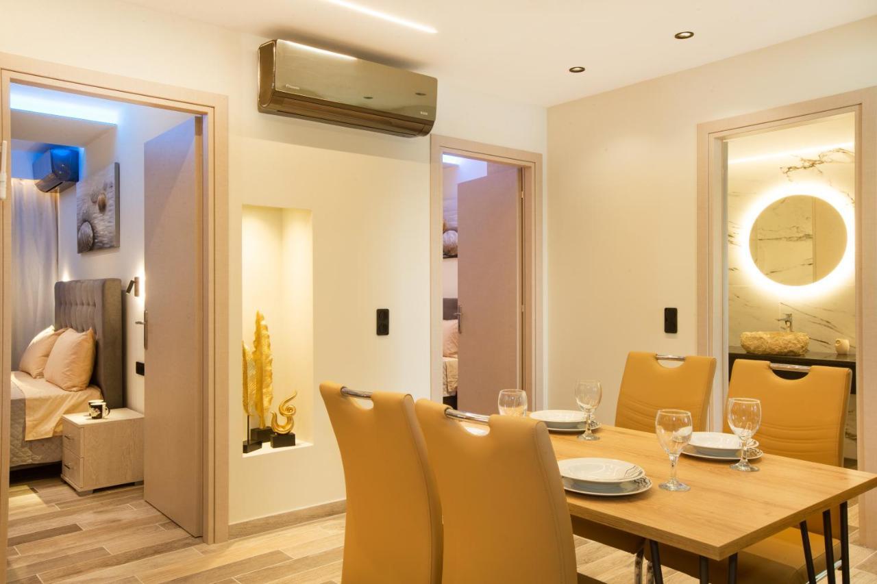 Black Rocks Family, Luxury Seafront Beach Maisonette Agios Gordios  Ngoại thất bức ảnh