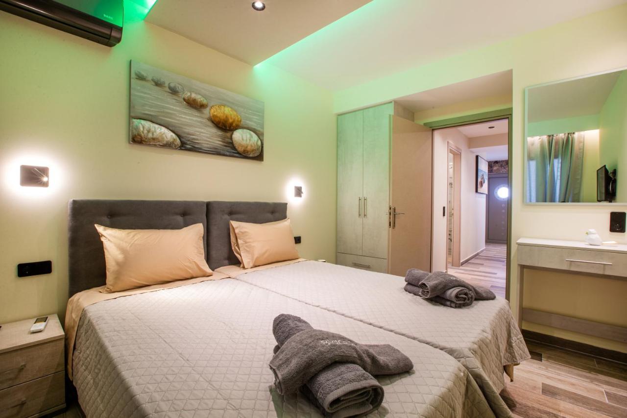 Black Rocks Family, Luxury Seafront Beach Maisonette Agios Gordios  Ngoại thất bức ảnh